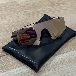 Quay Australia Metallic Sunglasses